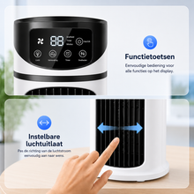 Afbeelding in Gallery-weergave laden, NanoChill Pro - Mobiele luchtkoeler – Geen installatie nodig | Koelt met één druk op de knop