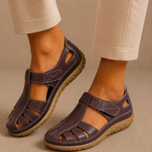 Afbeelding in Gallery-weergave laden, BellaVita comfortabele leren sandaal — Premium zacht · Antislip · Vederlicht