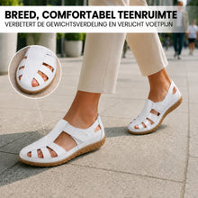 Afbeelding in Gallery-weergave laden, BellaVita comfortabele leren sandaal — Premium zacht · Antislip · Vederlicht