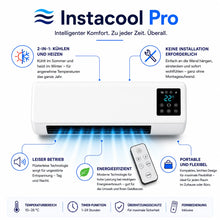 Afbeelding in Gallery-weergave laden, InstaCool Pro – Airco & Verwarming – Geen Installatie Nodig | 2-in-1 | Voor ruimtes tot 51 m²