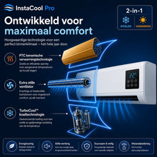 Afbeelding in Gallery-weergave laden, InstaCool Pro – Airco & Verwarming – Geen Installatie Nodig | 2-in-1 | Voor ruimtes tot 51 m²