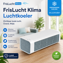 Afbeelding in Gallery-weergave laden, FrisLucht Klima – Mobiele luchtkoeler zonder installatie