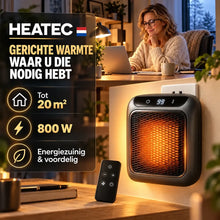 Afbeelding in Gallery-weergave laden, HEATEC – energiezuinige draagbare comfortverwarming met hoog verwarmingsvermogen & veiligheidssysteem, zonder installatie | Tot 20 m²