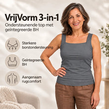 Afbeelding in Gallery-weergave laden, VrijVorm 3-in-1 – de top die uw bh vervangt | ondersteunende comforttop met geïntegreerde bh