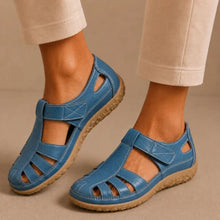 Afbeelding in Gallery-weergave laden, BellaVita comfortabele leren sandaal — Premium zacht · Antislip · Vederlicht
