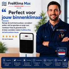 Afbeelding in Gallery-weergave laden, FreiKlima Max - Mobiele allround airconditioner – Koelen in de zomer, verwarming in de winter | Geen installatie nodig
