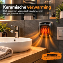 Afbeelding in Gallery-weergave laden, HEATEC – energiezuinige draagbare comfortverwarming met hoog verwarmingsvermogen &amp; veiligheidssysteem, zonder installatie | Tot 20 m²
