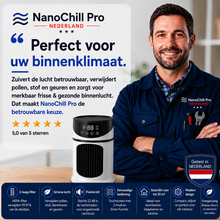 Afbeelding in Gallery-weergave laden, NanoChill Pro - Mobiele luchtkoeler – Geen installatie nodig | Koelt met één druk op de knop
