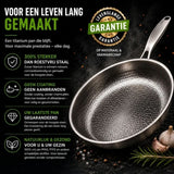 TitanPur Pro – Titanium pan zonder antiaanbaklaag, PFAS- en PTFE-vrij | 30 cm