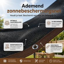 Afbeelding in Gallery-weergave laden, Zonbescherming Pro – Premium zonbeschermingsnet voor terras &amp; tuin

